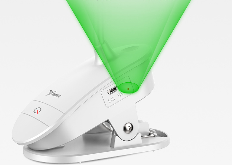 USB Rechargeable Clip-On Desk Lamp