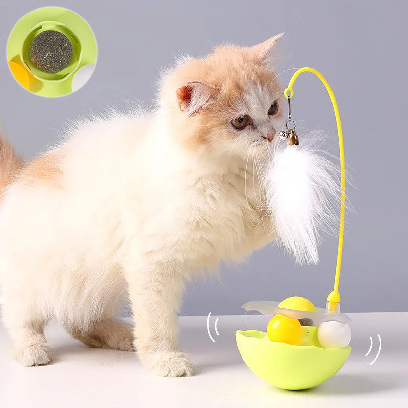 3-in-1 Cat Tumbler Toy