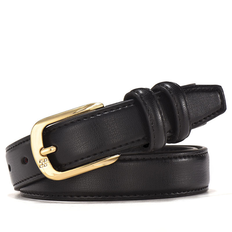 Double-Ring Leather Belt
