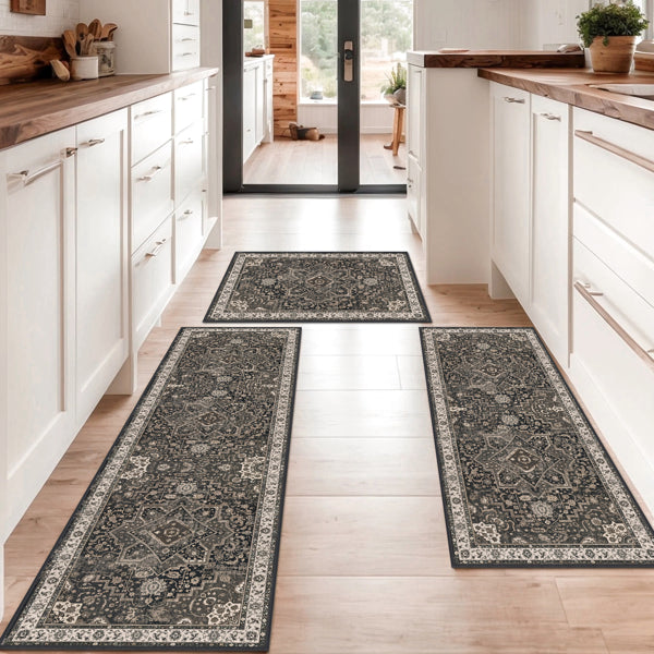 Boho Kitchen Rug Set (3 pcs)