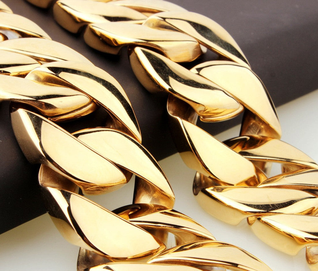 Men's Gold-Tone Chain Necklace