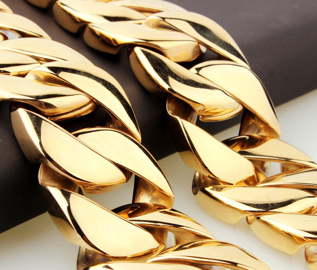 Men's Gold-Tone Chain Necklace