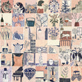 Abstract Art Sticker Pack (55 pcs)