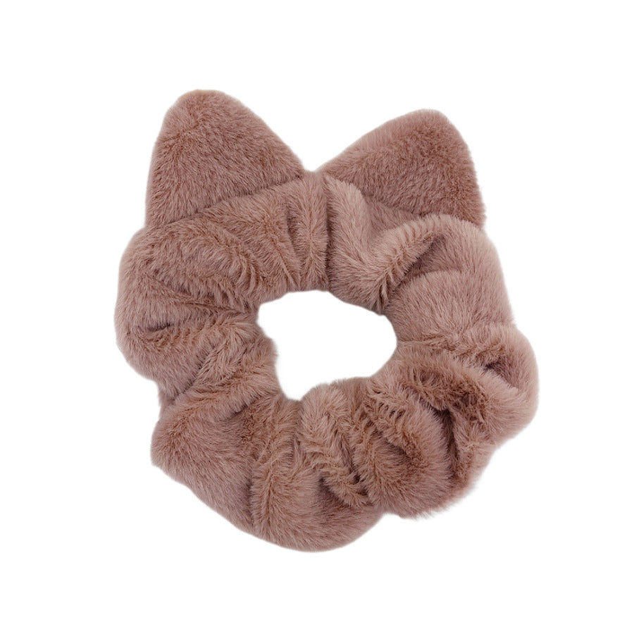 Cat Ear Plush Scrunchie