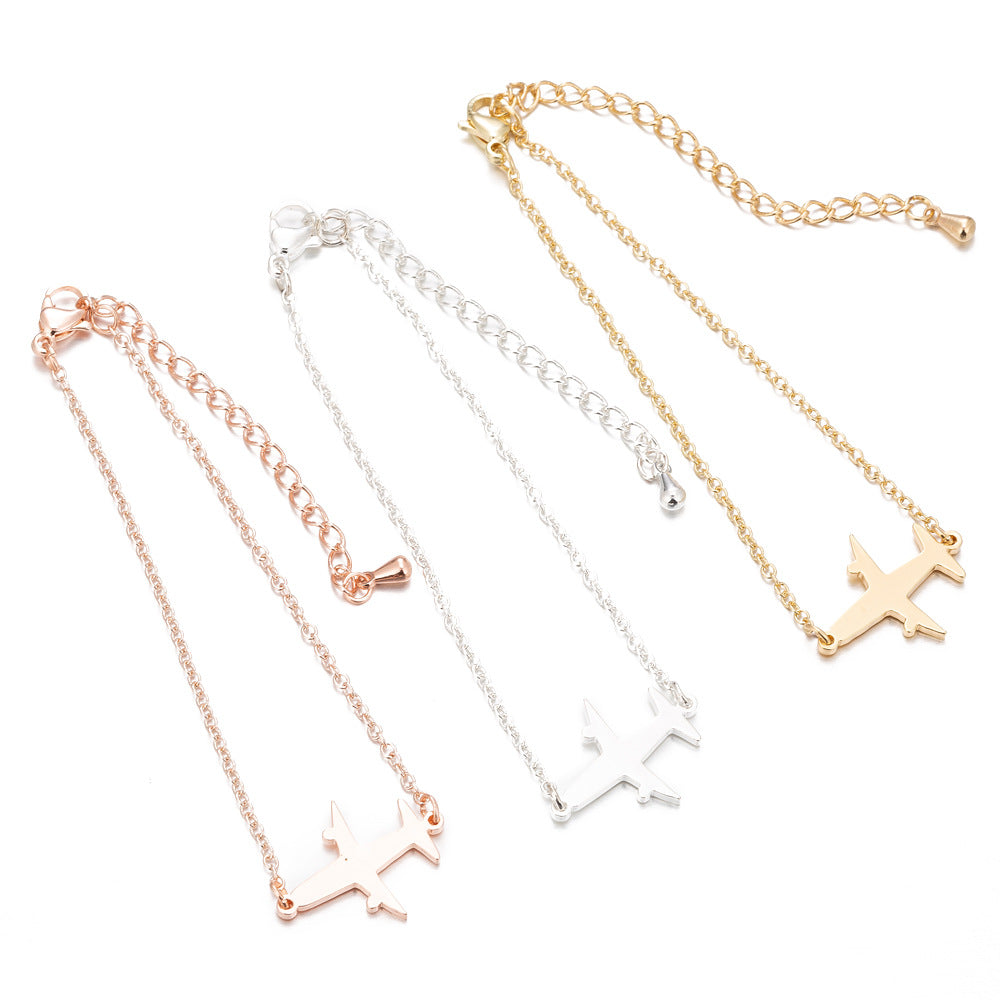 Airplane Charm Bracelet
