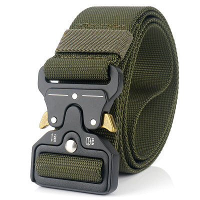 Tactical Nylon Belt with Quick-Release Buckle