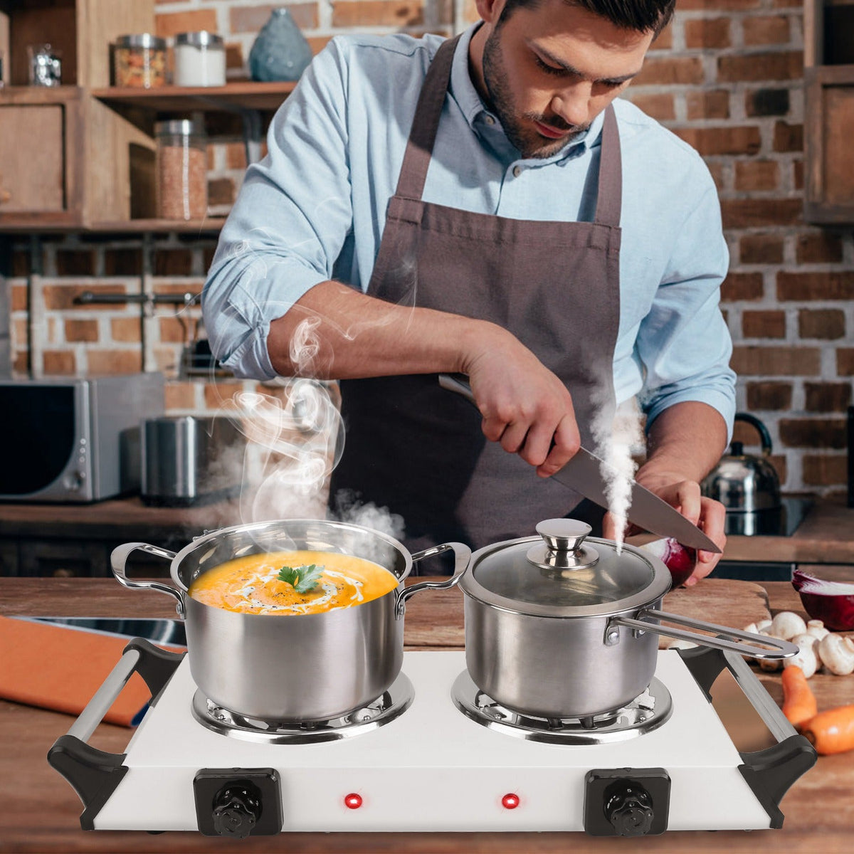 Portable Double Electric Burner