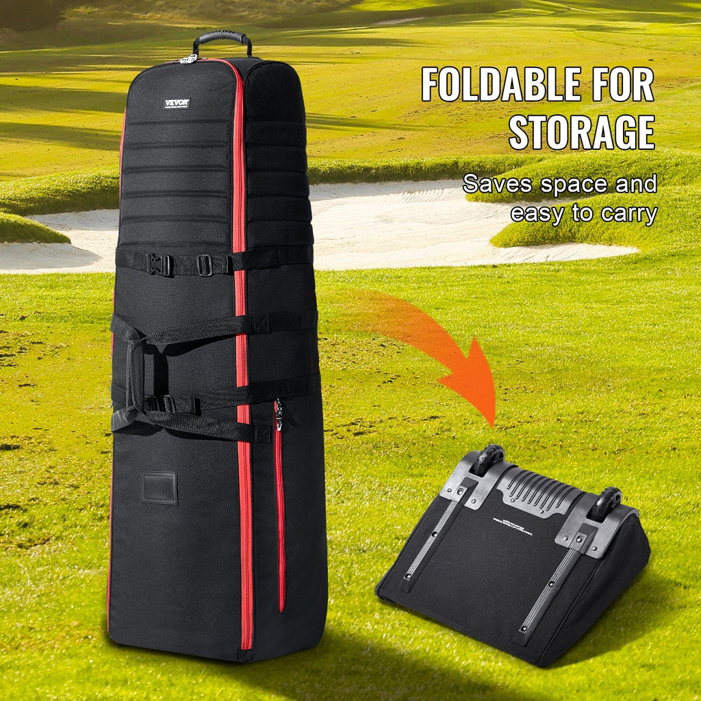 Padded Golf Travel Bag with Wheels