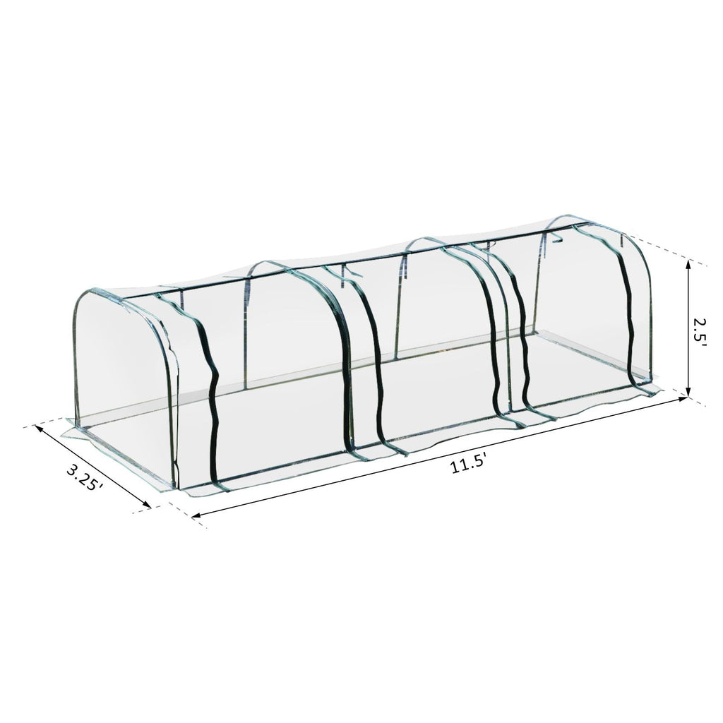 Tunnel Greenhouse with Steel Frame