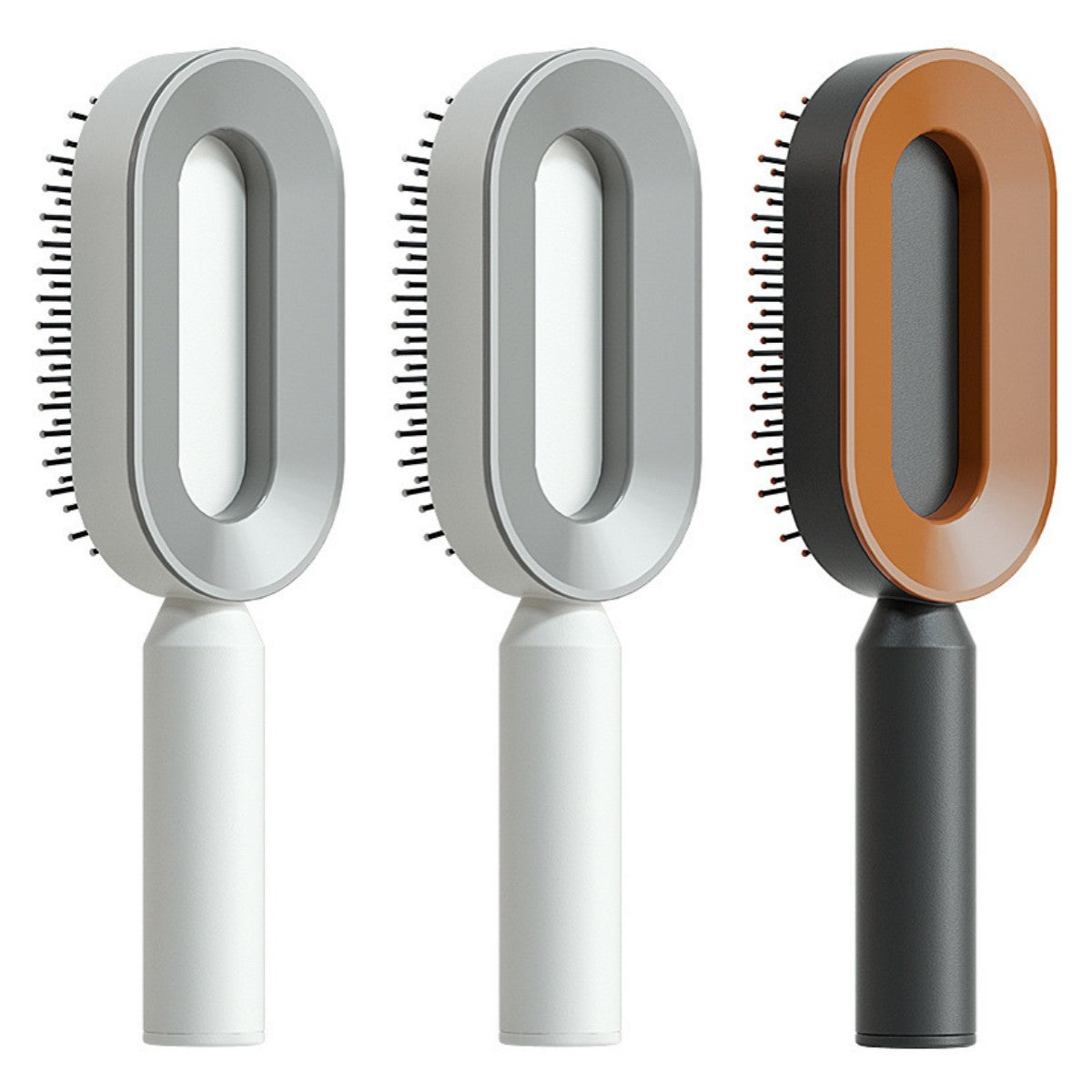 Self-Cleaning Cushion Hair Brush