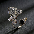 3D Butterfly Ring