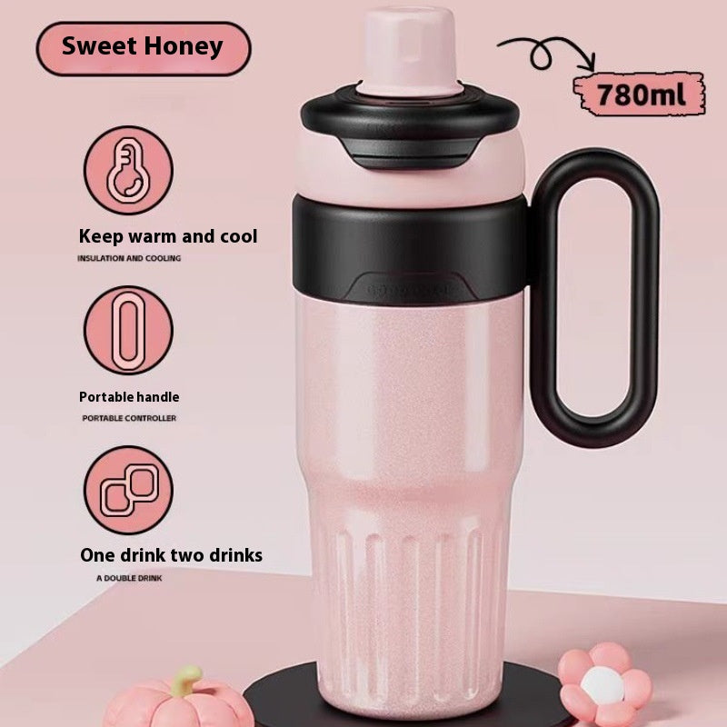 26 oz Insulated Tumbler with Straw