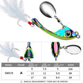 Spinning Spoon Fishing Lure