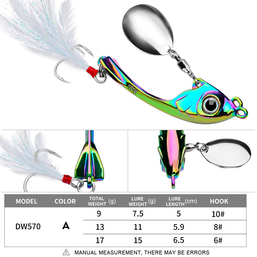 Spinning Spoon Fishing Lure