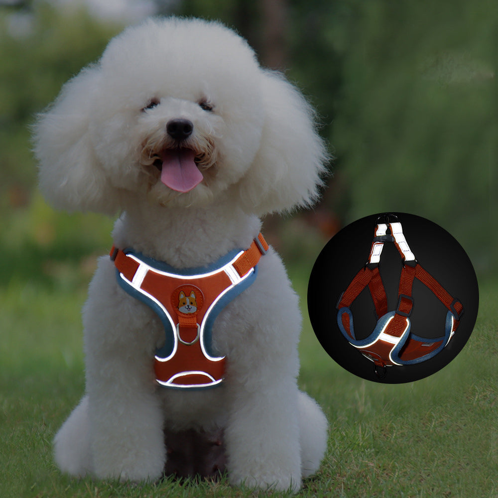 Reflective No-Pull Dog Harness & Leash