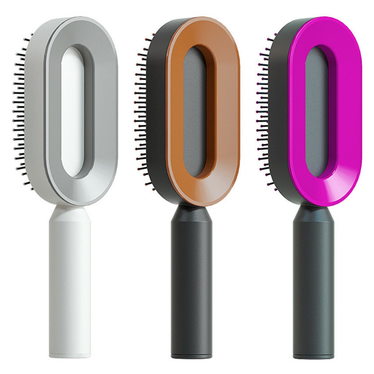 Self-Cleaning Cushion Hair Brush
