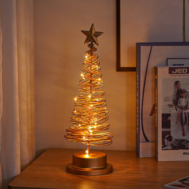 LED Spiral Christmas Tree Lamp