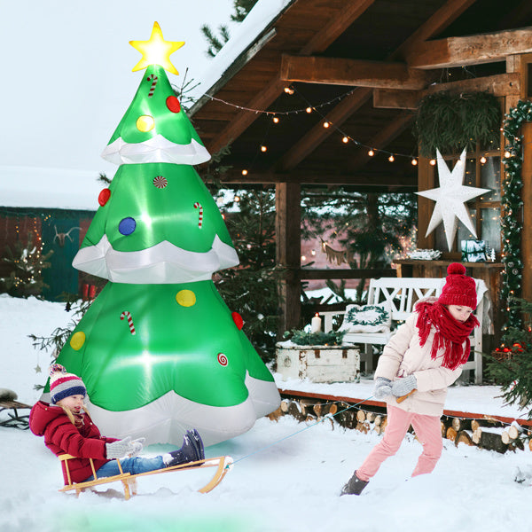 6.9 ft Inflatable Christmas Tree with Lights