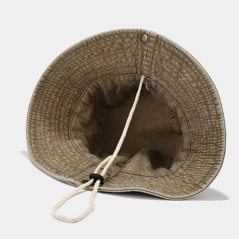 Washed Cotton Bucket Hat