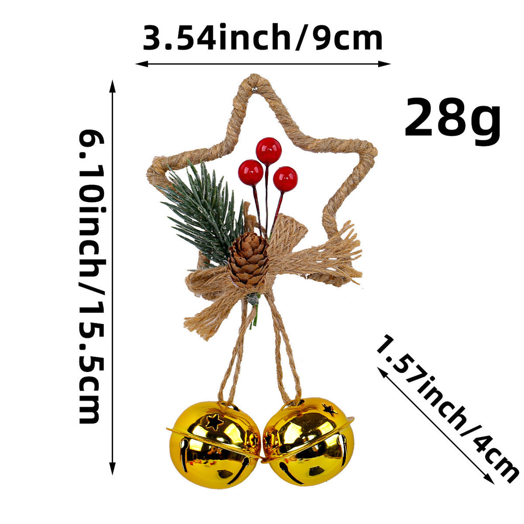 Christmas Star Bell Ornament