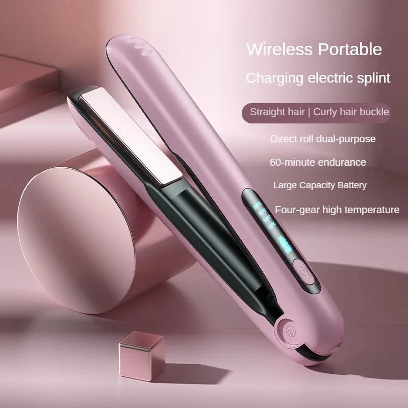 Cordless 2-in-1 Mini Flat Iron & Curler