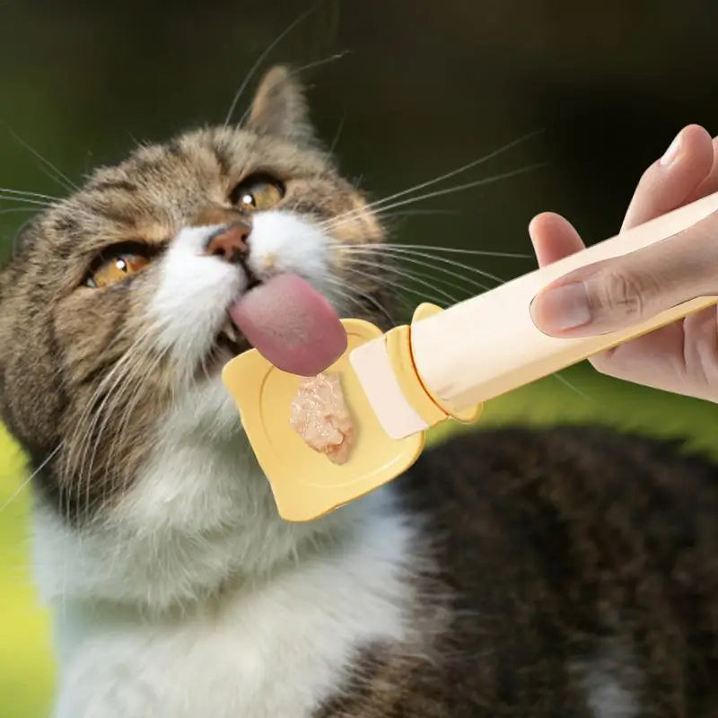 Cat Treat Squeeze Spoon