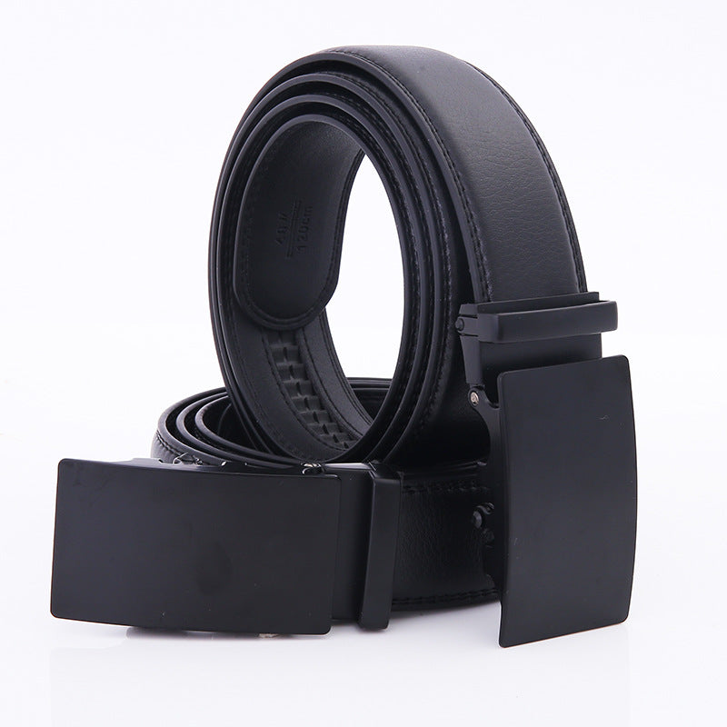 Men's Automatic Buckle Leather Belt