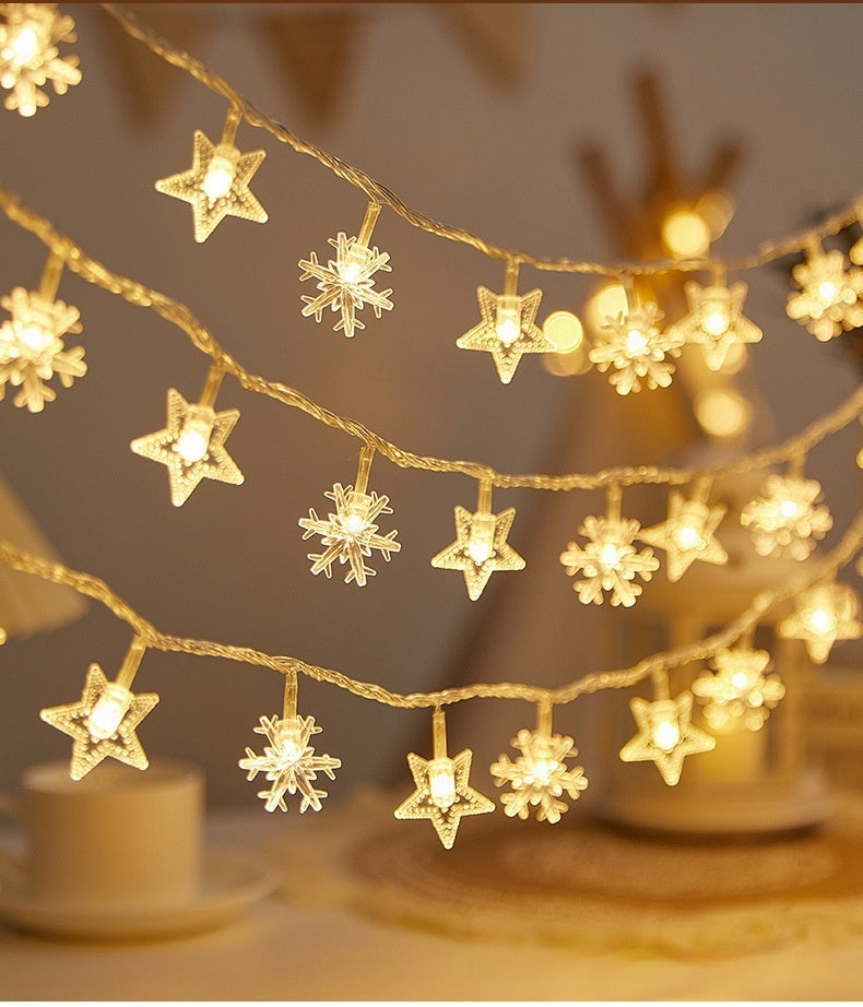 Warm Star String Lights
