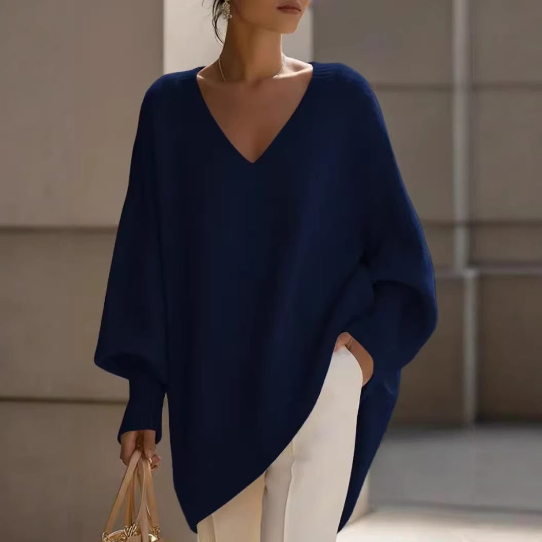 Loose V-Neck Sweater