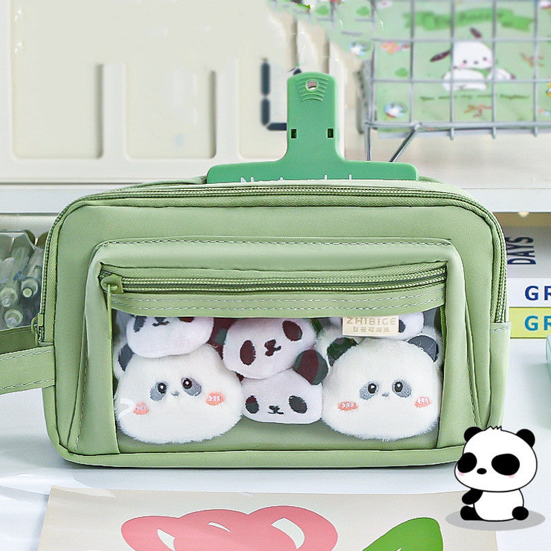 Clear Cartoon Pencil Case