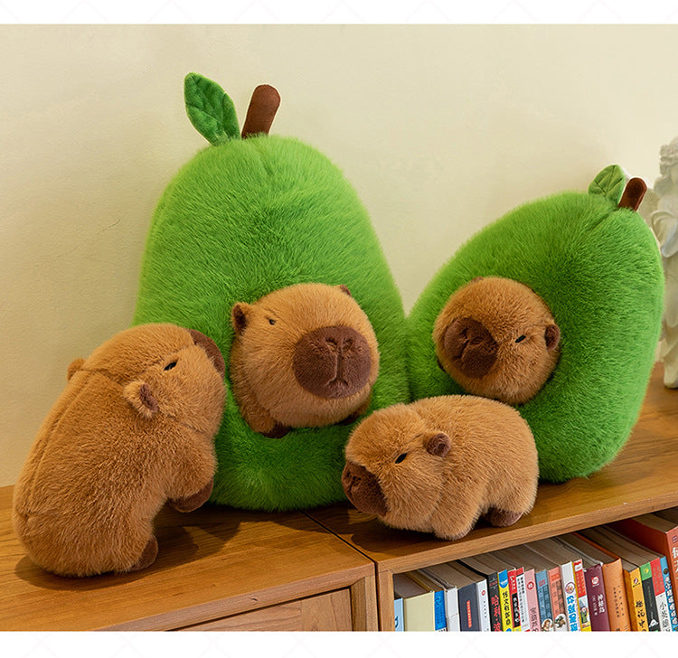 Avocado Capybara Plush