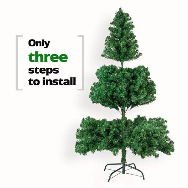 7 ft Artificial Christmas Tree (1,100 Branches)