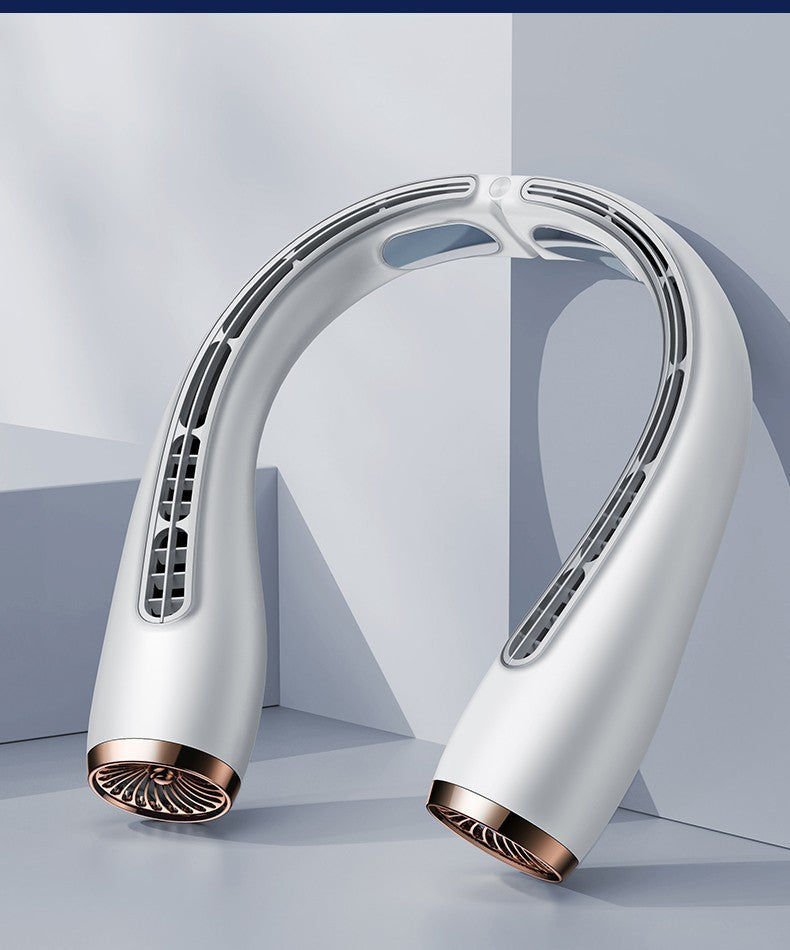 Bladeless Neck Fan with Cooling Plates