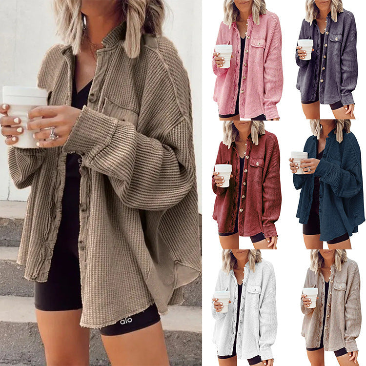 Women's Button-Up Shirt Jacket