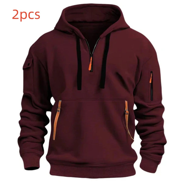 Oversized Drop-Shoulder Hoodie