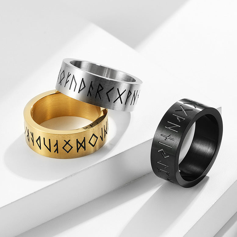 Brushed Titanium Band Ring