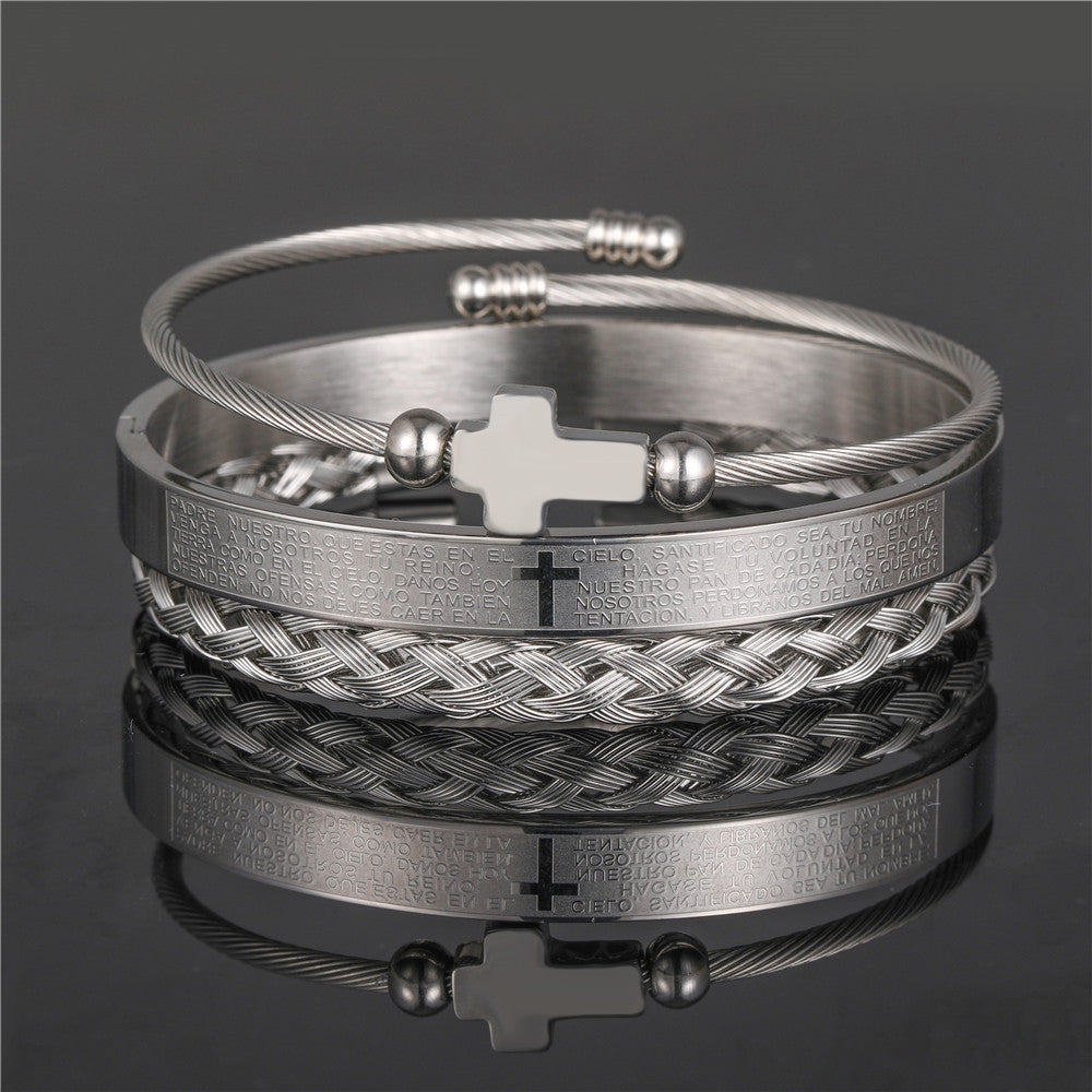 Roman Numeral Bangle Set