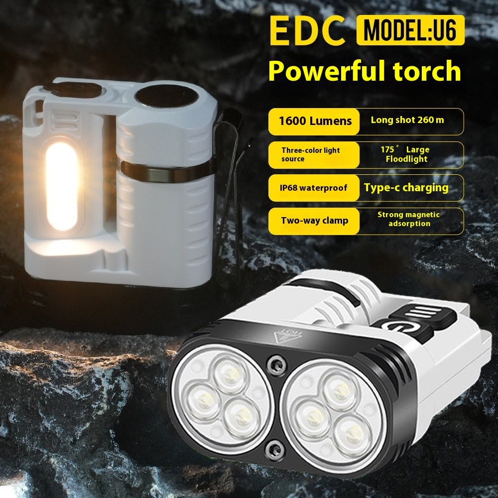 Magnetic 1600-Lumen Flashlight