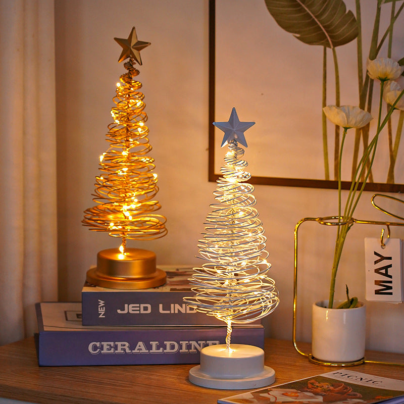 LED Spiral Christmas Tree Lamp