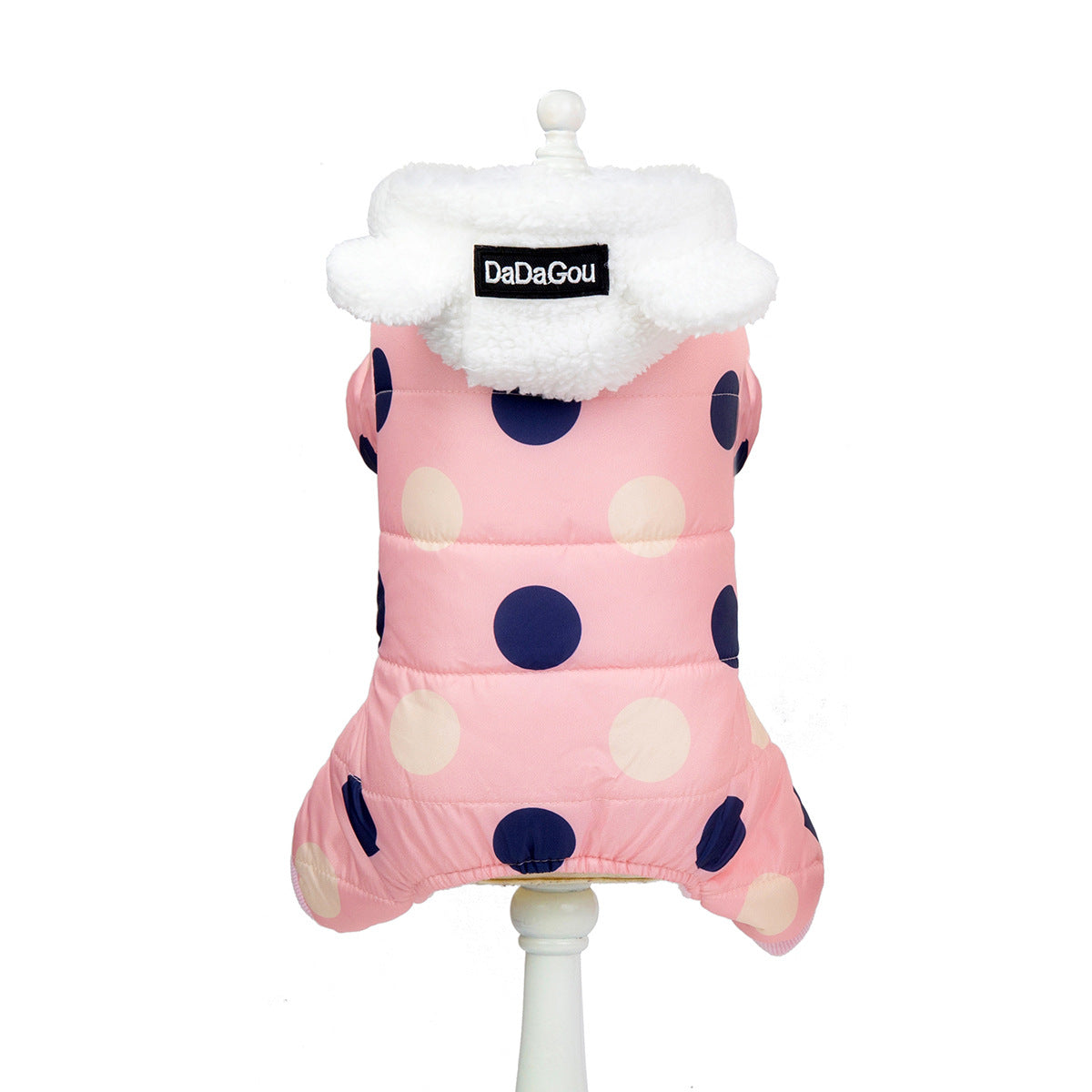 Polka Dot Four-Leg Dog Coat