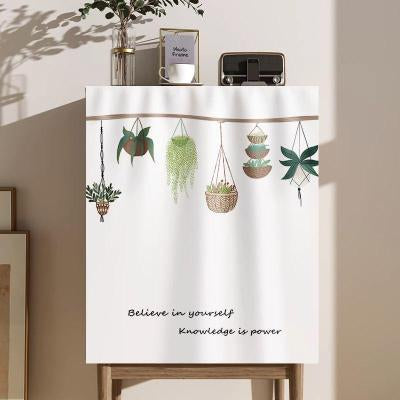 Stick-On Cabinet Curtain
