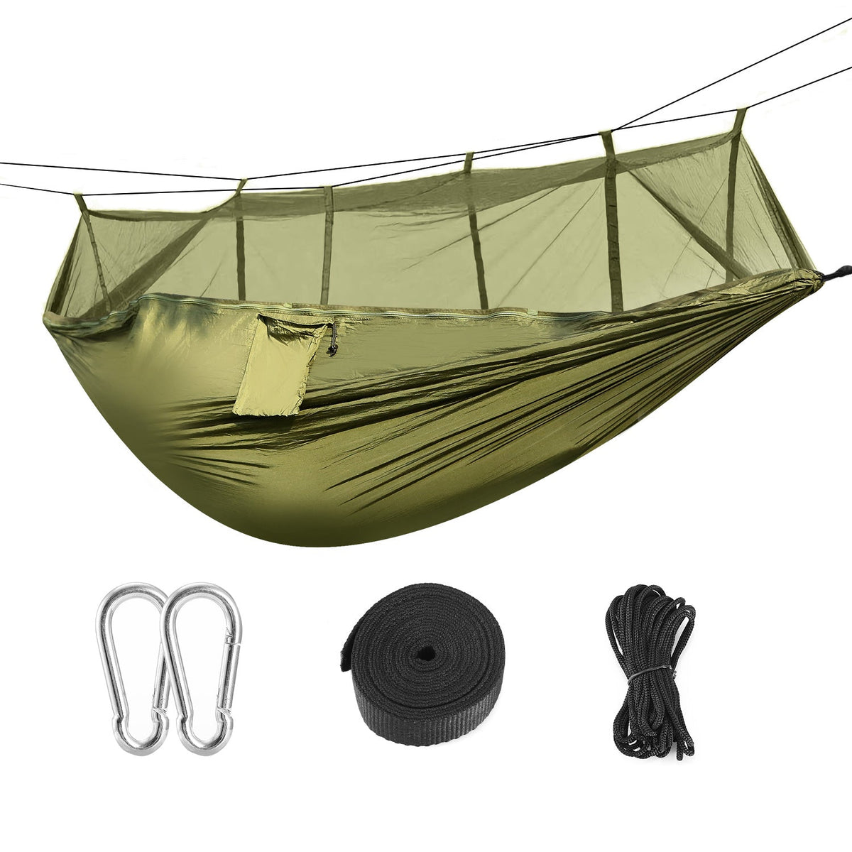 Double Camping Hammock with Mosquito Net