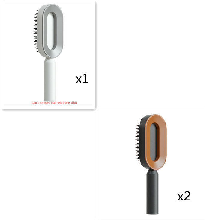 Self-Cleaning Cushion Hair Brush