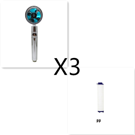 High-Pressure Turbo Fan Shower Head
