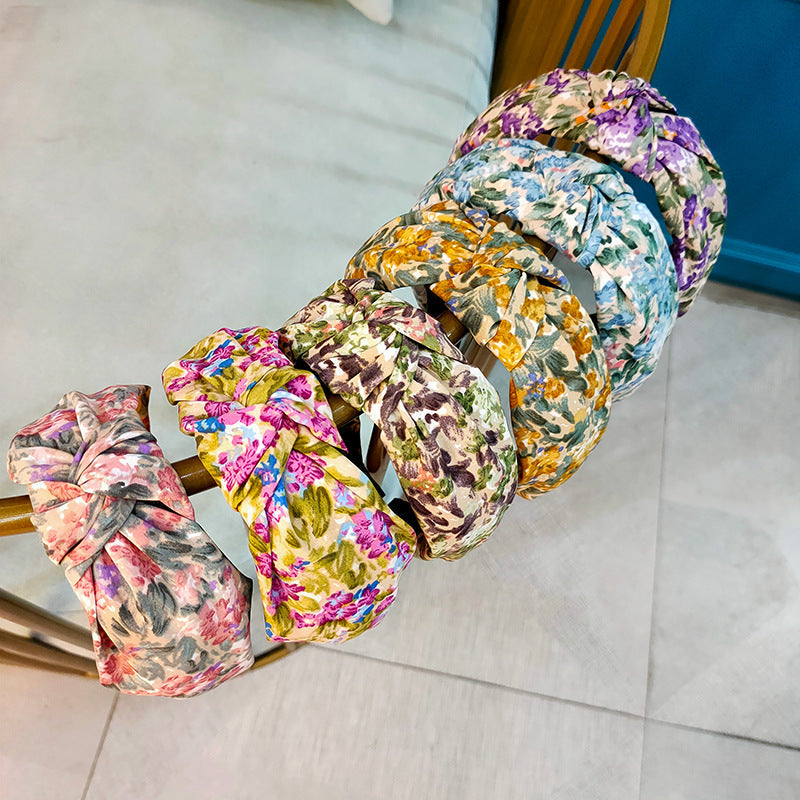 Wide Printed Fabric Headband