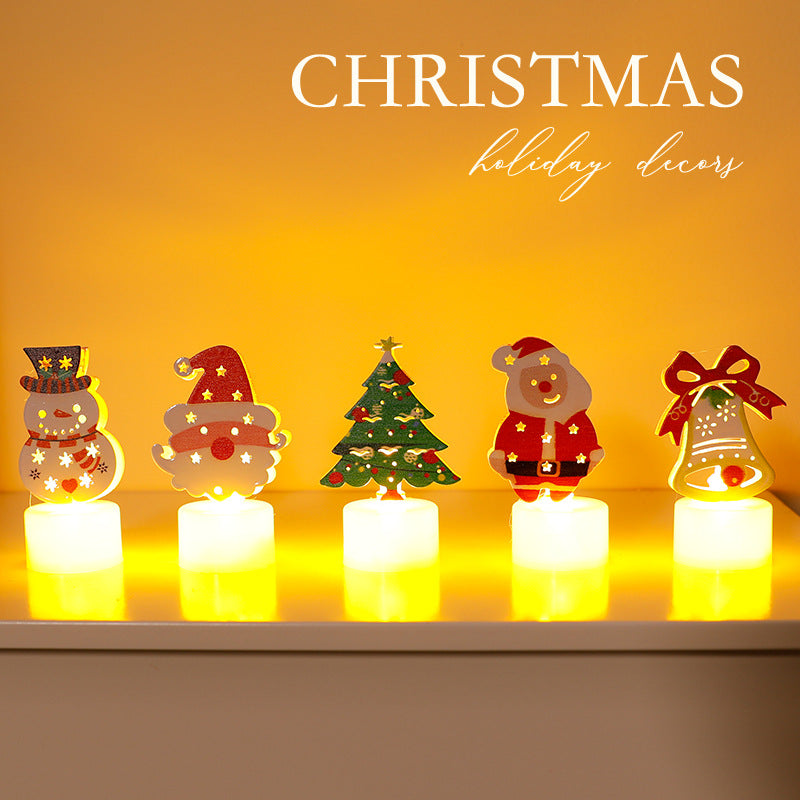 LED Christmas Candle Figures