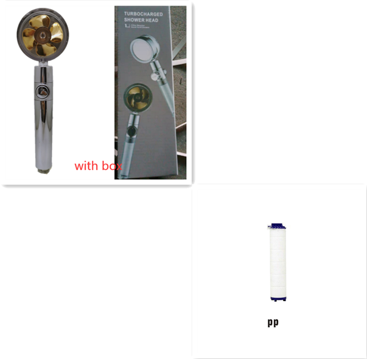 High-Pressure Turbo Fan Shower Head