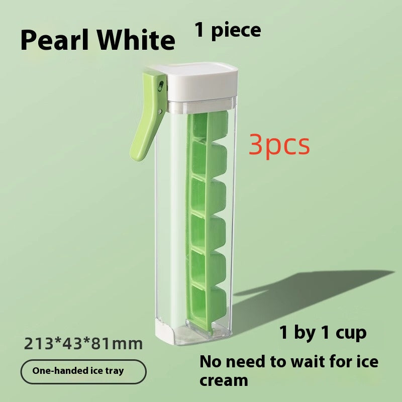 Press-Release Ice Tray with Bin