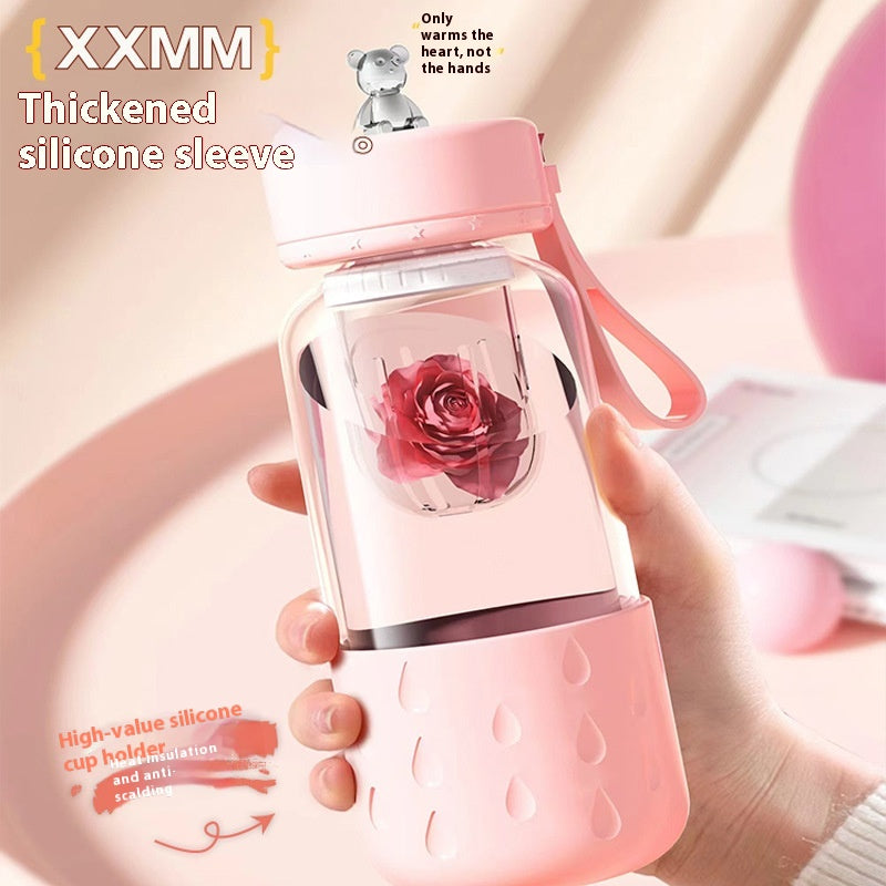 Glass Tea Infuser Tumbler