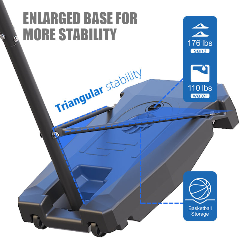 Adjustable Portable Basketball Hoop